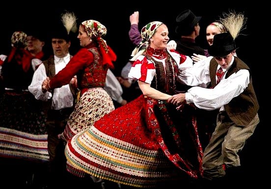 Hungarian folk dance