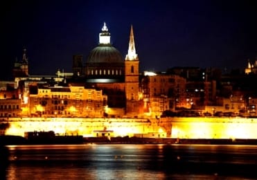 Enchanting Valletta at night