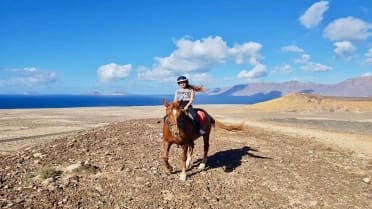 Caleta Famara horseback riding excursion in Lanzarote