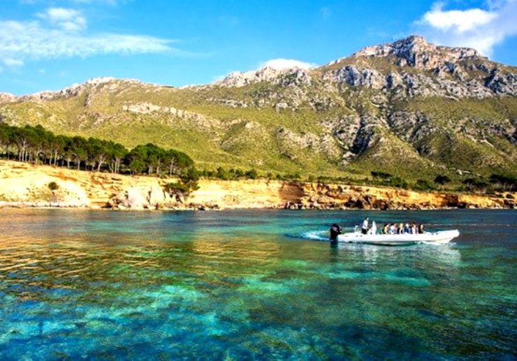Mallorca boat trip in Llevant Natural park