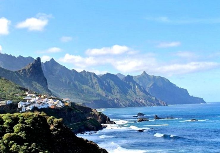 Enjoy Tenerife coastal view hiking Anaga