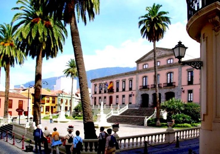 Charming town hall of La Orotava
