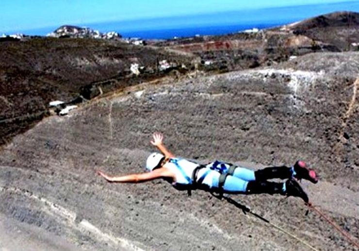 Gran Canaria bungee jumping - free fall