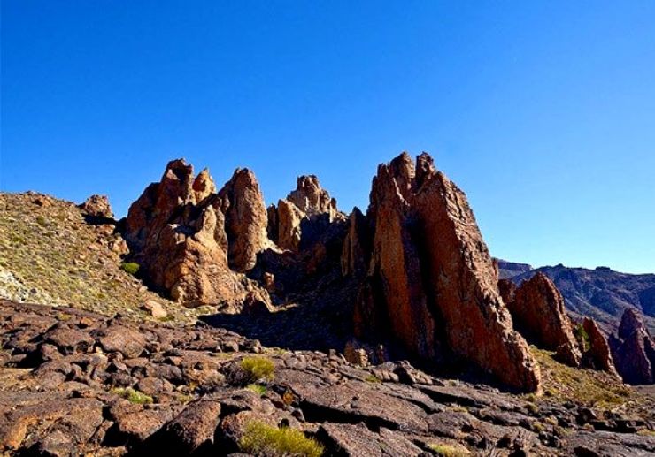 Rocky landscape in Teide National Park