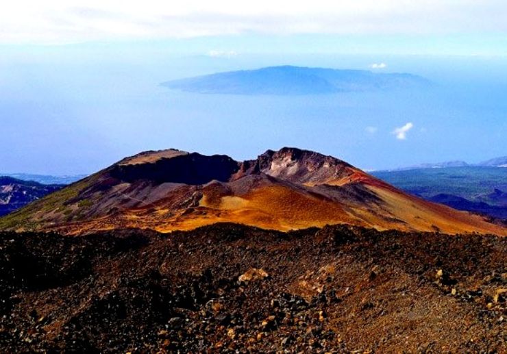 View of Pico Viejo in La Gomera