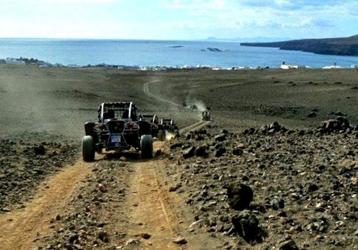 Buggy tour on dirt roads of Lanzarote