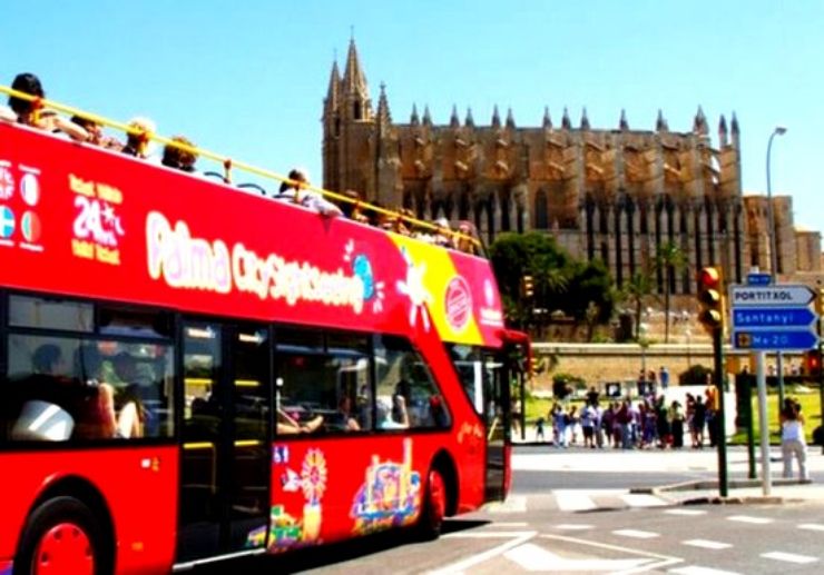 Palma de Mallorca hop on hop off city bus tour