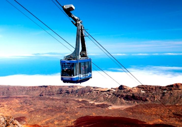 Reach for the clouds on Teide cable car