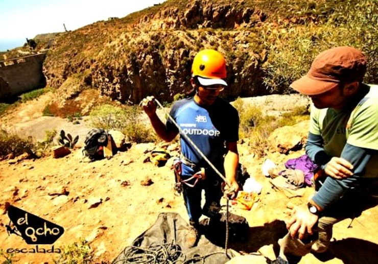 Learn rock climbing in Tenerife