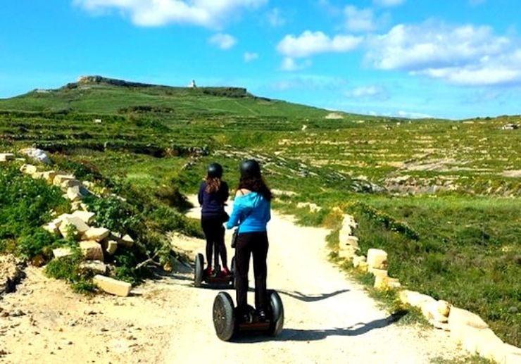 Impressive scenery on Gozo segway tour