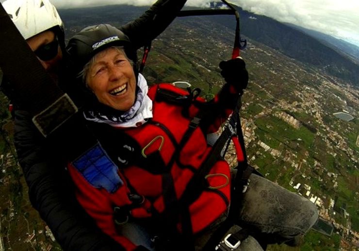 Paragliding fun in Tenerife