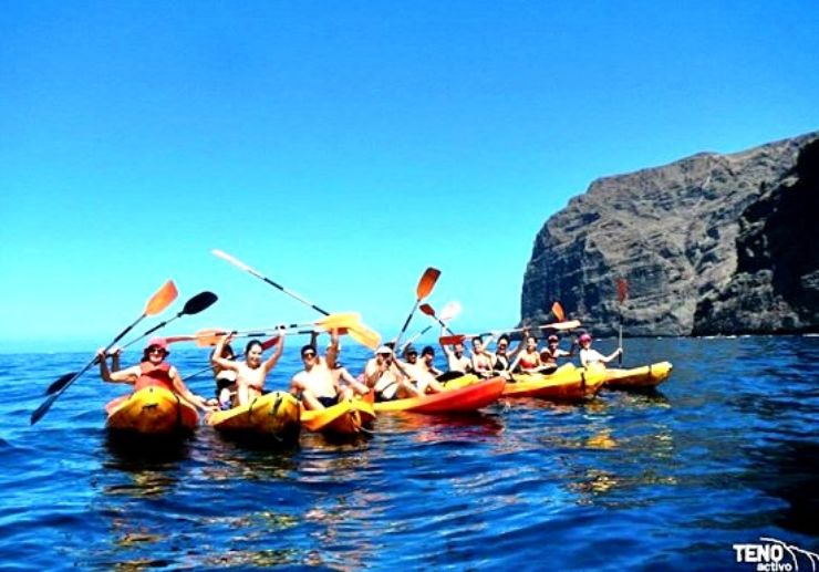 Sea kayaking tour in Los Gigantes