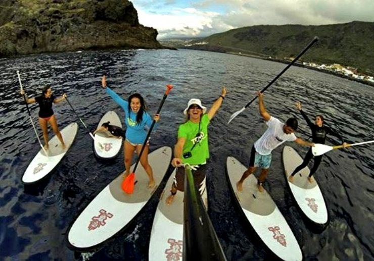 Stand up paddle adventure in Los Gigantes