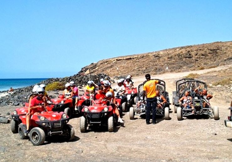 Jandia quad and buggy tour beach and landscape