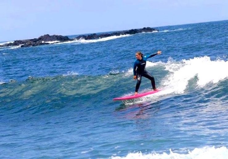 Surfing in Punta del Hidalgo-min