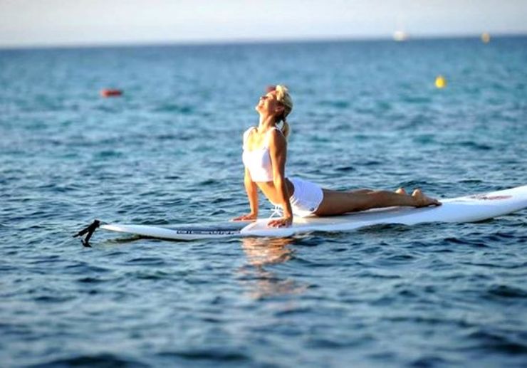 Yoga on SUP in Malta