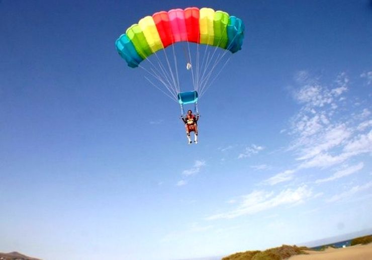 Tandem skydiving Gran Canaria