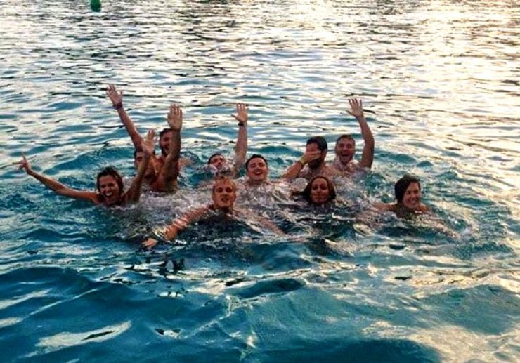 Swim in Ibiza via speed boat adventure