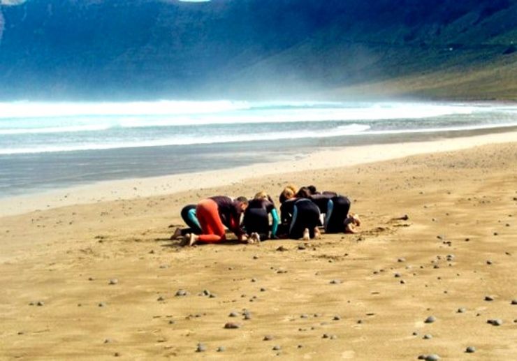 Surfing lessons in Lanzarote