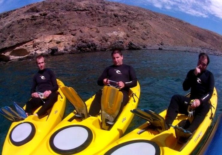 Snorkelling and kayaking Fuerteventura
