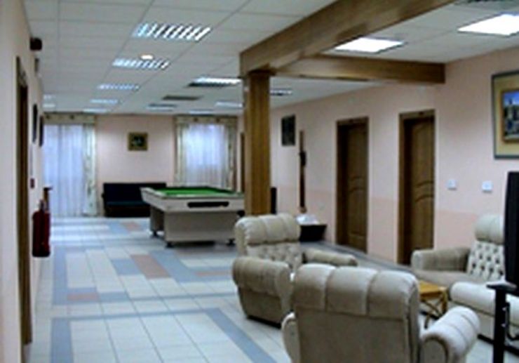 Recreation and waiting room in the diving centre