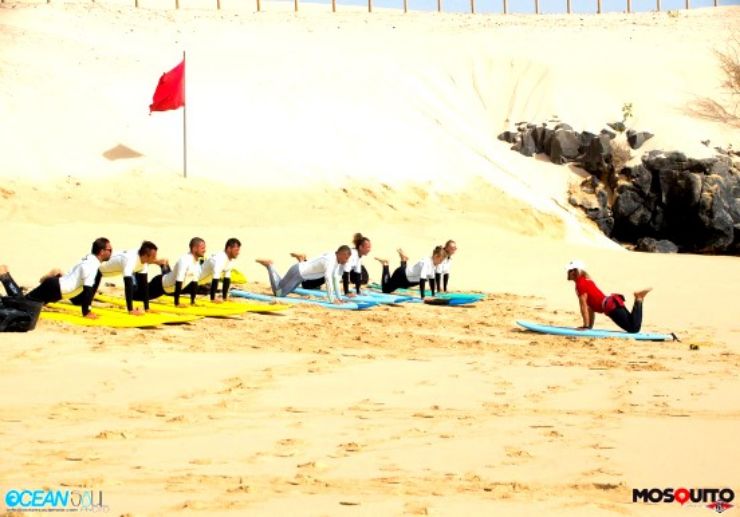 Group Surf lesson in Fuerteventura