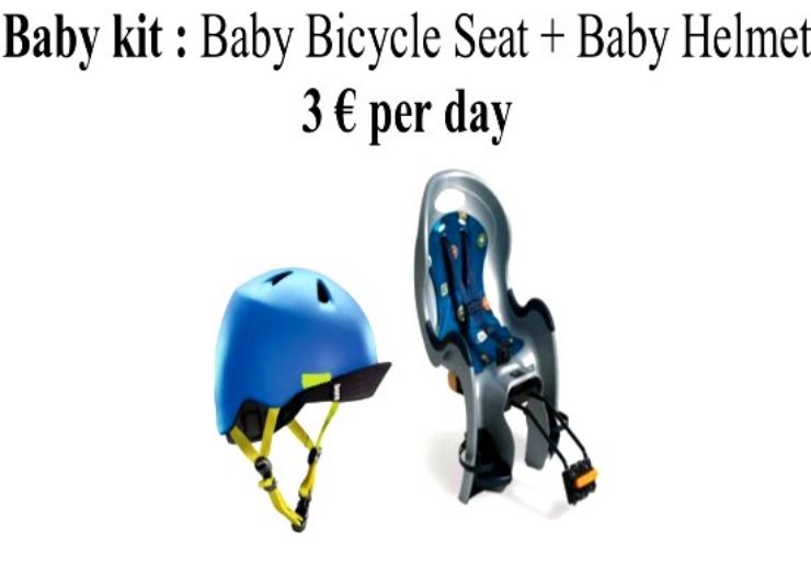 Bicycle Baby kit for MTB hire Maspalomas