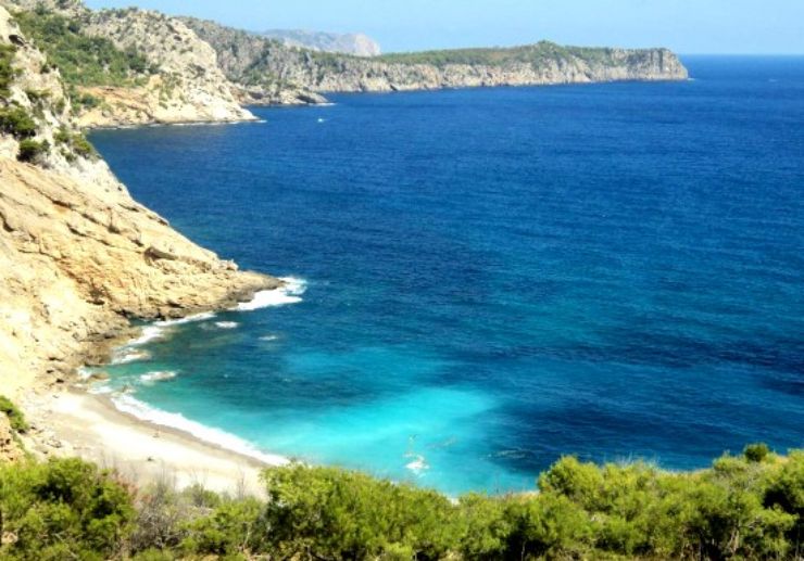 Visit beautiful Coll Baix on boat excursion in Mallorca
