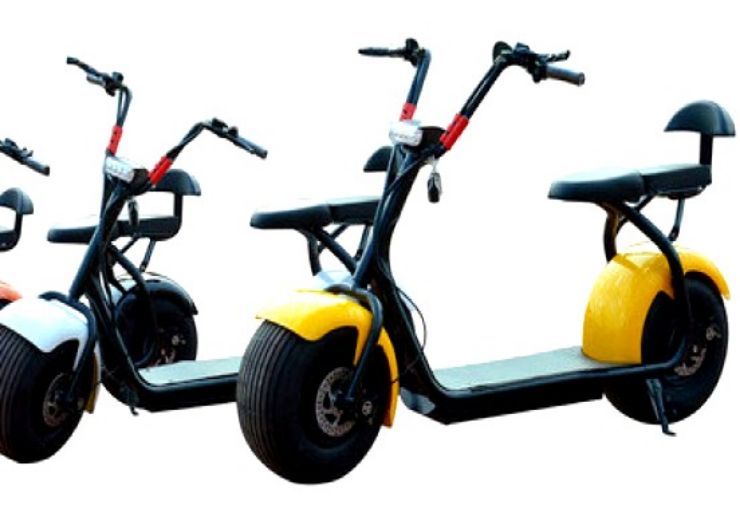 electrici scooter Chopper self guided tour