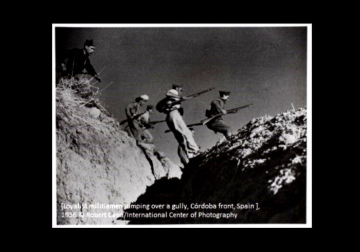 Cordoba front line copy right by Robert Capa