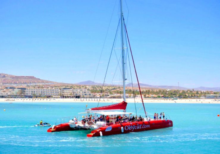 obycat catamaran sailing tour in Fuerteventura