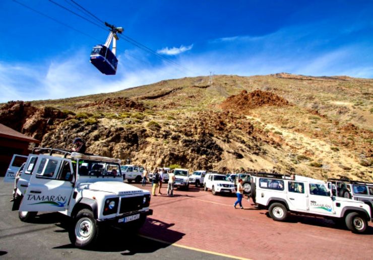 Teide jeep safari with cable car tickets