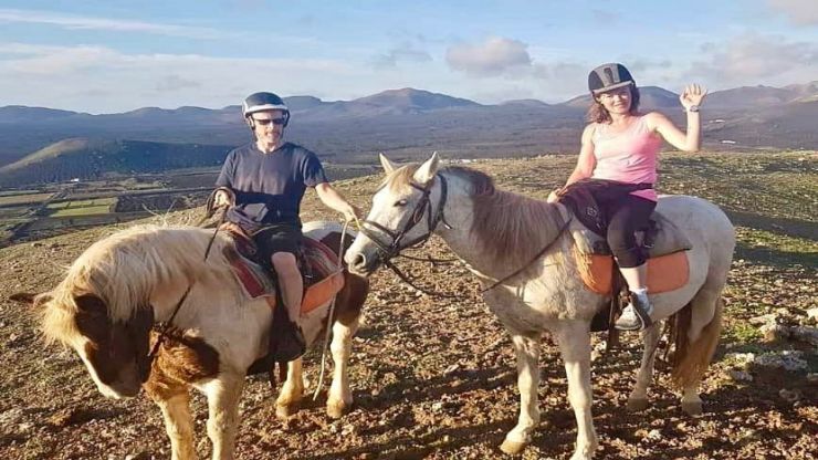 Scenic horseback ride Tinasoria Lanzarote