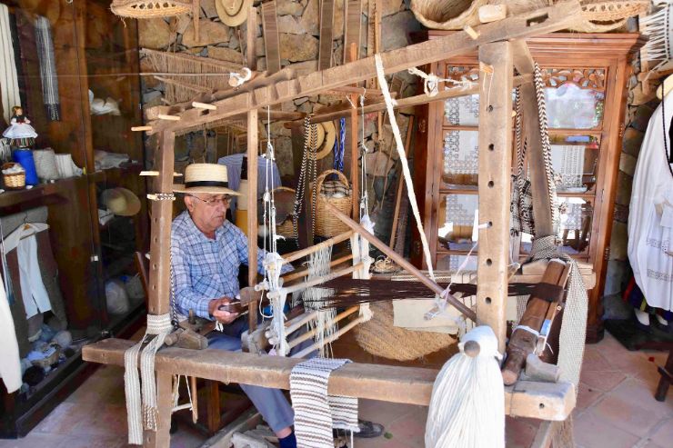 Traditional weaving in Betancuria Fuerteventura