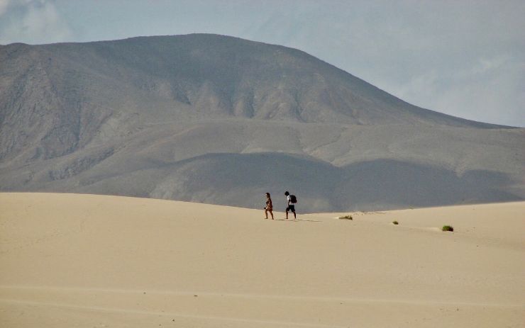 Corralejo sand dunes in Fuerteventura
